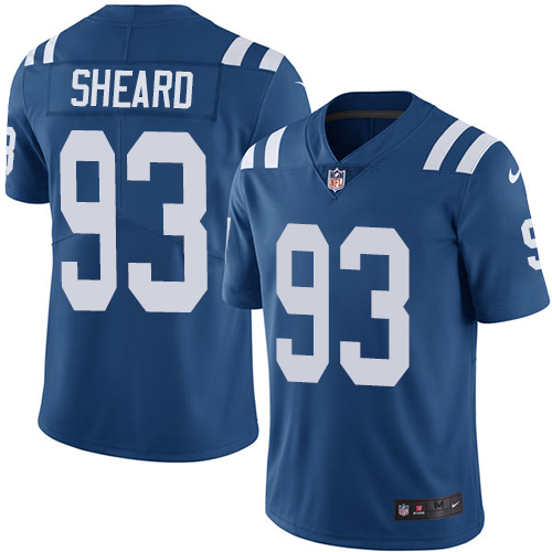 Indianapolis Colts #93 Limited Jabaal Sheard Royal Blue Nike NFL Home Youth Vapor Untouchable jerseys